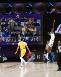 NBA，湖人加时绝杀掘金终结对手十二连胜
